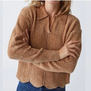 Michael Stars Famke Collared Sweater